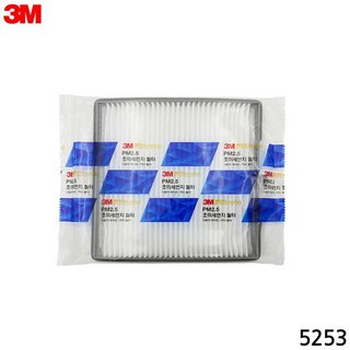 3M 5253 스파크 에어컨필터 PM2.5 초미세먼지 제거 환절기, 1개
