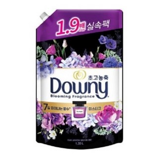 다우니 초고농축 섬유유연제 미스티크 리필, 1.35L, 6개