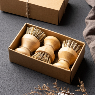 맘포트 친환경 주방 브러쉬 설거지 다용도 세척 솔 3종 세트, 1박스, 친환경세척솔