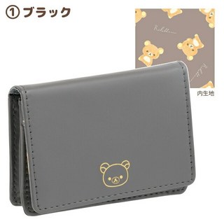 莫莫日貨 SAN-X 懶懶熊拉拉熊票卡夾，合成皮革卡片收納名片夾，2025新款，共兩款可選