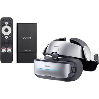 컨트롤러 자이언트 스크린 개인 극장용 고글이 장착된 구비스 G3Max 5K OLED 3D 시네마틱 헤드 마운트 디스플레이 아이폰 15스팀덱맥PC안드로이드블루레이 온라인 영화 스, 1개