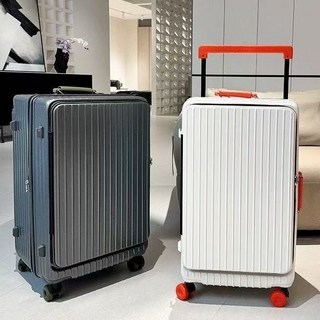開蓋行李箱 旅行箱女 多功能擴展拉桿箱 密碼箱 大容量