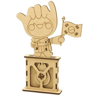 초등학교 삼일절 한글날 행사 태극기 오토마타 만들기 과학키트 교과연계 조별실습, 목공본드25g포함