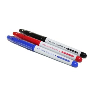 일제 파이롯트 열펜 (굵은심)/색상별 선택/열에 지워지는 펜, 빨강색, 1개