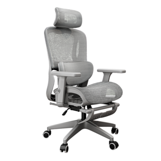 Xpanse 人體工學椅 Xpanse 009 居家電腦椅辦公椅 6D仿生扶手 加大加寬科技涼感 可躺電競椅久坐撐腰椅, X9-植絨網布-太空底盤