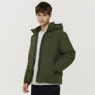 아이더(EIDER) 남성 겨울 중량 구스 다운 자켓 웰딩디자인 후드탈부착 방풍성 보온성 우수 DMW24505 헤일리 a 중량 다운 자켓 K72