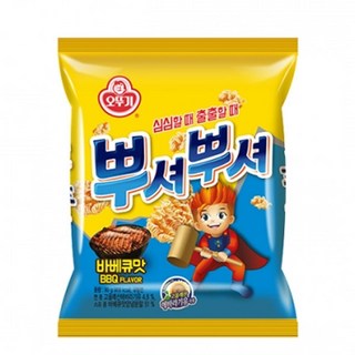 오뚜기 뿌셔뿌셔 바베큐맛, 90g, 20개