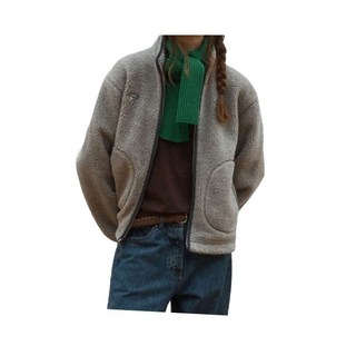 NBMDG1A013 UNI 크래프트 클래식 플리스 스탠넥 자켓 (GRAY) 8276313