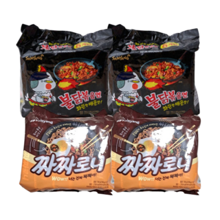 삼양 인기라면 2종세트 불닭볶음면 10+짜짜로니 10, 20개