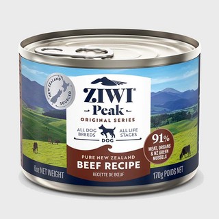 지위픽 독 소고기 캔 170g 급여량은 적게 포만감은 업 반려견 캔, 1개