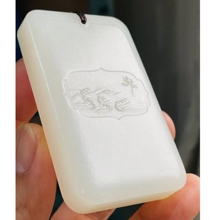 和闐羊脂白玉 傳家級溫潤絲滑和田玉 77g - 頂級滋養，肌膚重現光澤, 1個