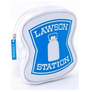 日本Lawson 皮化妝包 小巧方便攜帶 時尚皮革化妝收納包