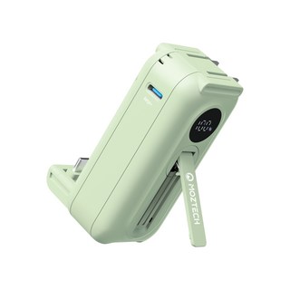 MOZTECH 太空艙 多功能口袋 行動電源 迷你 直插式 萬能充, 夏蒂綠,Type-C款