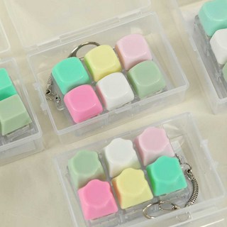 파스텔 6구 딸깍이 키링 5000 (709) 랜덤, 없음