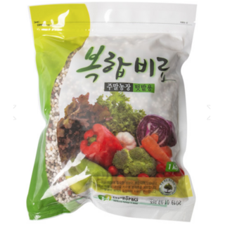 [우야플랜트샵] 복합비료 주말농장 텃밭용 1KG, 5개