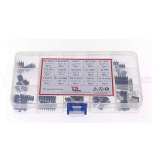 電子零件套件 DIP封裝 IC, 15種75個 LM358 LM386 ULN2003 LM324 NE555