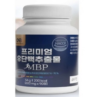 MBP 산양유단백 농축유청단백분말 90정 x 2개 프락토올리고당