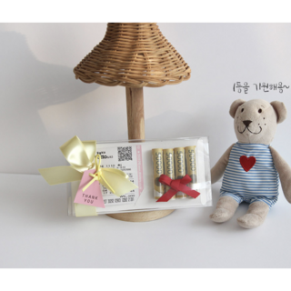 로또 용돈 박스 이벤트 현금 돈 봉투 1+1 세트, 2개, 연노랑리본