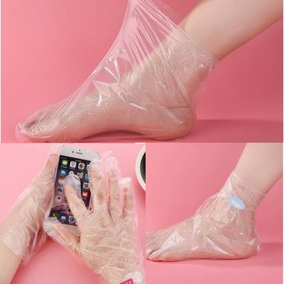 足膜一次性足膜保濕增溫足膜腳膜防水足部護理腳膜滋潤, 1個, 手膜1包（共100片）