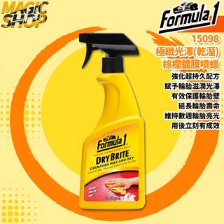 Formula 1 極緻光澤乾溼棕櫚鍍膜噴蠟 473ml 快速施作 棕櫚成分抗UV DIY汽車美容首選, 1個