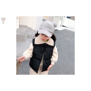 [지우네샾] 아동 양털 패딩 조끼