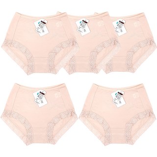 아이보리7 고급텐셀 삼각 데일리 스판 레이스텐셀팬티 5종세트 930412345EA