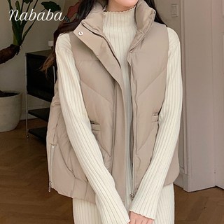 나바바 NC254 여성 캐주얼 경량 패딩 조끼 베스트