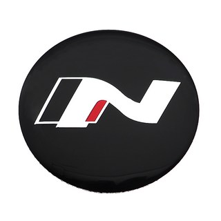 자동차 엠블럼 휠 센터 허브 캡 림 개조 크리에이티브 배지 커버 장식 스티커 액세서리 현대 3D N 56mm 60m