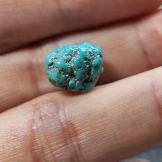 天然湖北原礦綠松石綠松玻璃瓷藍綠隨形籽（一圖一物）擺件裝飾品, a.11*9*9／1.4g