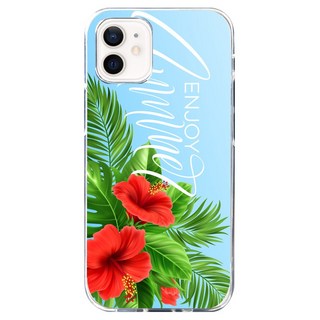 리미티드 디자인 트로피컬 엔조이 썸머 여름 감성 젤리케이스 투명 젤리 핸드폰케이스 휴대폰케이스