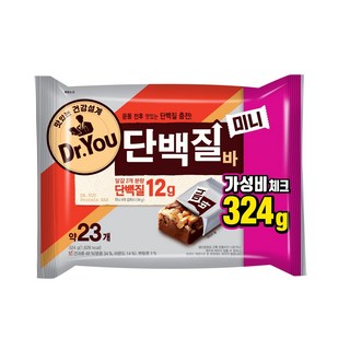 닥터유 단백질바 미니 324g (약 23개입) X 3봉지, 3개