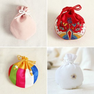 색동복주머니 동전주머니 전통돌잡이, 1개