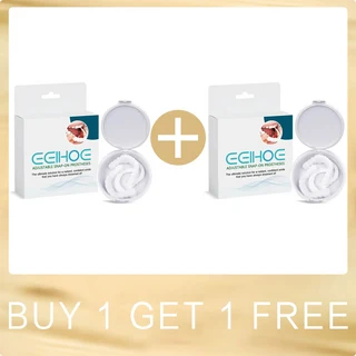 EELHOE Snap on Veneers 치아 화장품 상부 임시 인스턴트 자신감있는 미소 완벽한 맞춤 인조, 02 Buy 1 For 1 Free