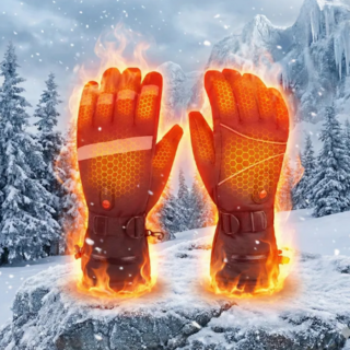발열장갑 보조배터리포함 겨울 방한 배달 라이딩 스키 등산, 두꺼운 발열장갑 스카치
