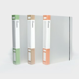 이글바인더 B5 26공 반투명 PP 바인더 526B /책등 세네카 인덱스형, 바인더+블루 고정밴드