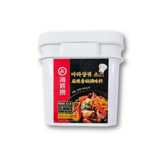오너트리 하이디라오 마라샹궈 소스 5kg 중국 사천 볶음 요리, 1kg, 5개