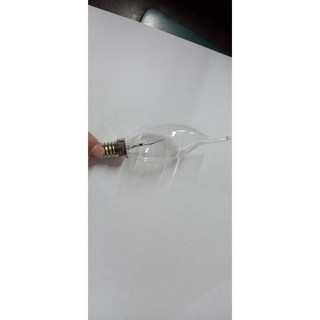 E14鎢絲燈泡, 1個, 拉尾清光110v 40w
