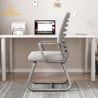 電腦椅家用辦公椅舒適久坐不累會議員工椅學習宿舍辦公室凳座椅, 加固鋼管25MM【很耐用很坑造】,【新款上市】黑框黑網