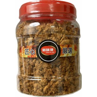 新味津特級原味豬肉鬆490g罐裝，酥鬆綿密鹹甜適中，搭配稀飯吐司饅頭多種吃法, 490公克, 1個