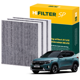 하이필터 현대 기아 자동차 활성탄 에어컨필터, 3개, 더 뉴 셀토스 (SP2 PE) HI-J010
