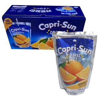 모구모구 카프리썬 오렌지 200ml 어린이 쥬스 음료수, 60개