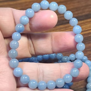 藍草莓晶藍東陵手鍊手環手珠，7mm/8mm天然水晶玉石特賣，增添魅力、舒緩壓力