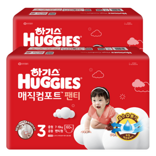 하기스 2024 매직컴포트 팬티형 기저귀 남녀공용, 3단계, 1680매