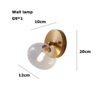 E14 LED 미국 골든 크롬 스테인레스 스틸 유리 2025 샹들리에 조명 서스펜션 조명기구 Lampen For Dinning, 06 Wall lamp, 01 Gold hardware, 02 Warm light