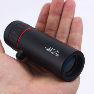10배율 망원경 미니 단망경 외망원경 10x25 1000m거리 도미노스토리 SIZE 9CM, 25mm