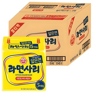 오뚜기 라면사리 얇은면 110g, 40개