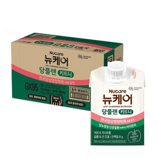 뉴케어 당플랜 키드니 200 mL 24입 균형영양식, 200ml, 24개