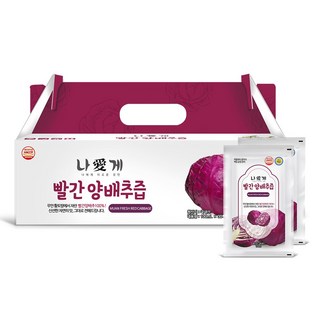 나애게 무안 빨간 양배추즙 90팩, 100ml, 90개