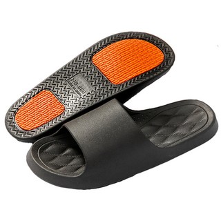 bebehome居家館 最新設計防滑靜音拖鞋 老人孕婦適用 居家室內防滑耐磨靜音拖鞋, 黑色, 40～41