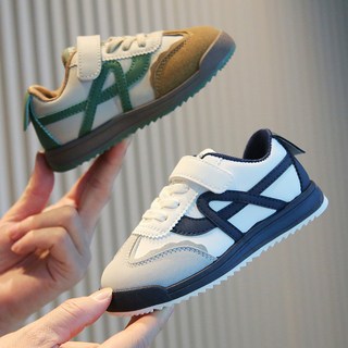 兒童阿甘鞋2025春鞦男童運動鞋休閒闆鞋女童小白鞋軟底寶寶德訓鞋